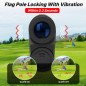 WOSPORTS Red OLED Golf Rangefinder with Slope, 1200 Yards, 7X Magnification, Magnetic Flag Lock & Vibration WOSPORTS Red OLED Golf Rangefinder with Slope, 1200 Yards, 7X Magnification, Magnetic Flag Lock & Vibration