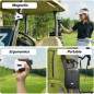 WOSPORTS Red OLED Golf Rangefinder with Slope, 1200 Yards, 7X Magnification, Magnetic Flag Lock & Vibration WOSPORTS Red OLED Golf Rangefinder with Slope, 1200 Yards, 7X Magnification, Magnetic Flag Lock & Vibration