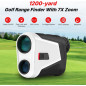 WOSPORTS Red OLED Golf Rangefinder with Slope, 1200 Yards, 7X Magnification, Magnetic Flag Lock & Vibration WOSPORTS Red OLED Golf Rangefinder with Slope, 1200 Yards, 7X Magnification, Magnetic Flag Lock & Vibration