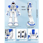 SONOMO RC Programmable Robot Toy for Kids 6-9, Gesture Control 2.4GHz, Upgraded Blue & White Version SONOMO RC Programmable Robot Toy for Kids 6-9, Gesture Control 2.4GHz, Upgraded Blue & White Version