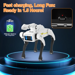 Interactive Robot Dog with Claw – Voice Control & 30+ Actions for Kids