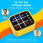 Rechargeable Tic Tac Toe & Brain Games Touchscreen Handheld Puzzle Box – Portable Yellow Travel Toy Gift Rechargeable Tic Tac Toe & Brain Games Touchscreen Handheld Puzzle Box – Portable Yellow Travel Toy Gift