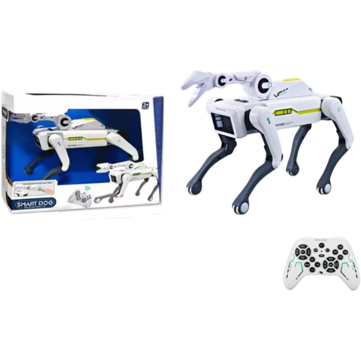 8008 Robot Chien Intelligent, Chiot Robotique AI, Télécommande, Actions Programmables, Jouet Interactif Amusant 8008 Robot Chien Intelligent, Chiot Robotique AI, Télécommande, Actions Programmables, Jouet Interactif Amusant