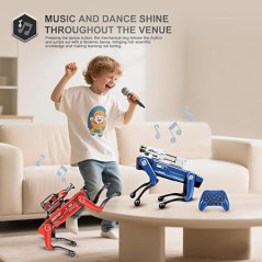 Robot Chien 8021 : AI, Voix, Télécommande, Bras Mécanique