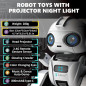 Aikmi Robot Télécommandé Rechargeable avec Projecteur, Capteur Gestuel et Musique pour Enfants 5-7 ans (Blanc) Aikmi Robot Télécommandé Rechargeable avec Projecteur, Capteur Gestuel et Musique pour Enfants 5-7 ans (Blanc)