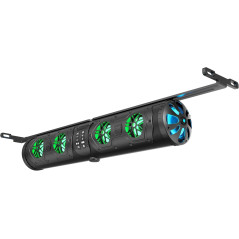 Golf Cart Bluetooth Sound Bar 28 Waterproof RGB LED 8 Speaker System