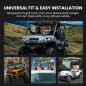 28 Waterproof Golf Cart Sound Bar Bluetooth, RGB Lighting, 8 Speaker HiFi 2.1HD Amplified w/ T Bracket 28 Waterproof Golf Cart Sound Bar Bluetooth, RGB Lighting, 8 Speaker HiFi 2.1HD Amplified w/ T Bracket