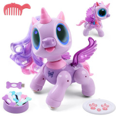 BIRANCO Robot Licorne Télécommandé - Jouet STEM Enfant 3-6 ans