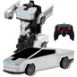 Voiture Télécommandée Transformer Cyber 2.4Ghz Déformation 360° Drift RC Robot Camion Jouet Enfant 4+ ans Voiture Télécommandée Transformer Cyber 2.4Ghz Déformation 360° Drift RC Robot Camion Jouet Enfant 4+ ans