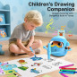 Drawing Robot for Kids Montessori Educational Toy with Voice Interaction, 100 Cards, 16 Pens & Music Gift Drawing Robot for Kids Montessori Educational Toy with Voice Interaction, 100 Cards, 16 Pens & Music Gift