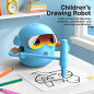 Drawing Robot for Kids Montessori Educational Toy with Voice Interaction, 100 Cards, 16 Pens & Music Gift Drawing Robot for Kids Montessori Educational Toy with Voice Interaction, 100 Cards, 16 Pens & Music Gift