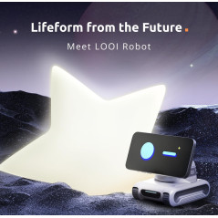 LOOI Robot – Compagnon de bureau IA avec ChatGPT vocal, reconnaissance faciale, émotionnelle & charge sans fil 10W