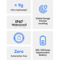 MiTag Duo Bluetooth Tracker 4-Pack for iOS & Android, Smart Key, Luggage & Item Locator, IP67 Waterproof MiTag Duo Bluetooth Tracker 4-Pack for iOS & Android, Smart Key, Luggage & Item Locator, IP67 Waterproof