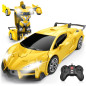 Transform Remote Control Car for Kids 3-8, One-Button Transform, 2.4GHz, 360° Spin, Flashing Lights, 1:16 Scale Transform Remote Control Car for Kids 3-8, One-Button Transform, 2.4GHz, 360° Spin, Flashing Lights, 1:16 Scale