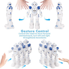 Robot Jouet Enfant Télécommande Sans Fil Programmable 3-9 Ans