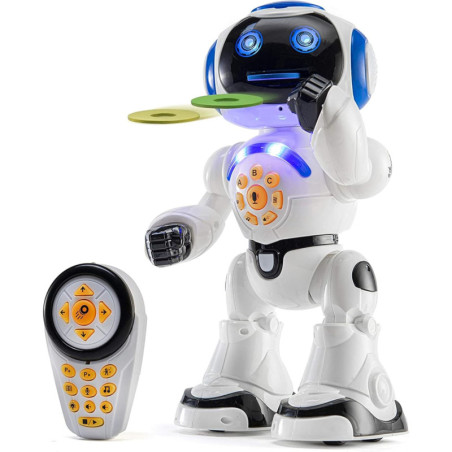 Robot RC programmable à LED - Robot dansant et parlant interactif de 30 cm pour enfants