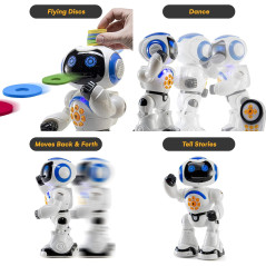 Programmable 12 LED RC Robot Toy – Interactive Dancing & Talking for Kids