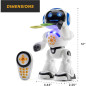 Robot RC programmable à LED - Robot dansant et parlant interactif de 30 cm pour enfants Robot RC programmable à LED - Robot dansant et parlant interactif de 30 cm pour enfants