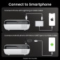 HAPPRUN 1080P Bluetooth Portable Projector, Full HD Outdoor Movie with Built-in Speaker, Multi-Device Compatible HAPPRUN 1080P Bluetooth Portable Projector, Full HD Outdoor Movie with Built-in Speaker, Multi-Device Compatible