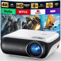 Projecteur HAPPRUN 1080P Bluetooth Full HD Portable avec Haut-parleur Intégré, Compatible Smartphone, HDMI, USB, PS5 Projecteur HAPPRUN 1080P Bluetooth Full HD Portable avec Haut-parleur Intégré, Compatible Smartphone, HDMI, USB, PS5