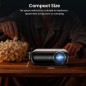 Projecteur HAPPRUN 1080P Bluetooth Full HD Portable avec Haut-parleur Intégré, Compatible Smartphone, HDMI, USB, PS5 Projecteur HAPPRUN 1080P Bluetooth Full HD Portable avec Haut-parleur Intégré, Compatible Smartphone, HDMI, USB, PS5