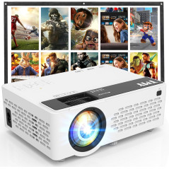 Projecteur Portable TMY 1080P Full HD Bluetooth Compatible TV