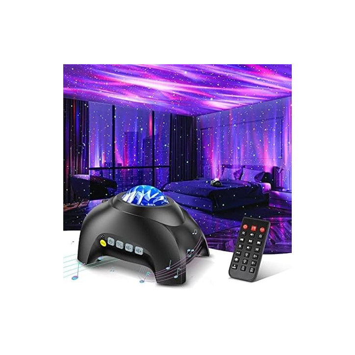 Northern Galaxy Light Aurora Projector with 33 Effects, Remote, White Noise & Bluetooth Speaker for Parties Northern Galaxy Light Aurora Projector with 33 Effects, Remote, White Noise & Bluetooth Speaker for Parties