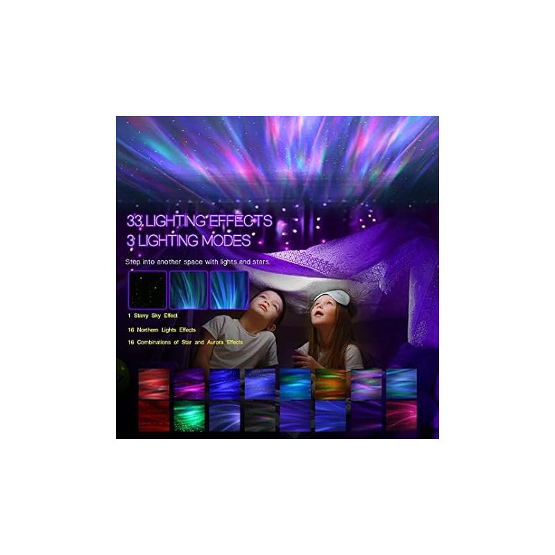 Northern Galaxy Light Aurora Projector with Bluetooth & 33 Effects
