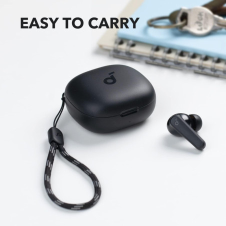 Soundcore P20i Écouteurs True Wireless Bluetooth 5.3, 10mm, 30H, Résistants à l'eau, 2 micros, EQ personnalisable
