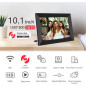 Cadre photo numérique intelligent Frameo 10,1 WiFi 32GB, écran tactile IPS 1280x800, rotation auto, partage instantané Cadre photo numérique intelligent Frameo 10,1 WiFi 32GB, écran tactile IPS 1280x800, rotation auto, partage instantané