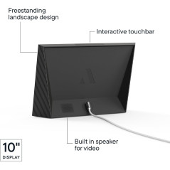 Cadre Photo Numérique Aura Carver HD 10.1” WiFi - Stockage Illimité