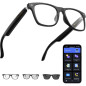 AI Translation Smart Glasses with ChatGPT, Bluetooth, 164-Language Translator, Color-Change Lens, Music & Calls AI Translation Smart Glasses with ChatGPT, Bluetooth, 164-Language Translator, Color-Change Lens, Music & Calls