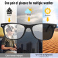 Lunettes Intelligentes AI avec ChatGPT, Traduction 164 Langues, Bluetooth, Verres Photochromiques, Musique & Appels mains-li Lunettes Intelligentes AI avec ChatGPT, Traduction 164 Langues, Bluetooth, Verres Photochromiques, Musique & Appels mains-li