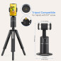 Support Téléphone Auto Suivi Visage 360° Rotation Sans Appli avec Batterie Rechargeable Noir Support Téléphone Auto Suivi Visage 360° Rotation Sans Appli avec Batterie Rechargeable Noir