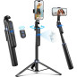 Auto Face Tracking 360° Rotation Tripod Stand for Android & iPhone with Remote, Gesture Control, No App Needed Auto Face Tracking 360° Rotation Tripod Stand for Android & iPhone with Remote, Gesture Control, No App Needed