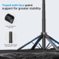 Auto Face Tracking Tripod 67 with 360° Rotation, Bluetooth Remote, Phone Holder for Vlog & Live Streaming