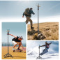Auto Face Tracking Tripod 67 with 360° Rotation, Bluetooth Remote, Phone Holder for Vlog & Live Streaming