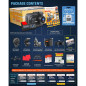 ROVE R2-4K DUAL Dash Cam Avant-Arrière 4K, STARVIS 2, Carte 128GB offerte, WiFi 5G, Écran 3 IPS