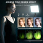 2-Pack NiceVeedi LED Video Light Kit, 2800-6500K Dimmable with Tripod & Phone Holder, 73 for Streaming & Recording 2-Pack NiceVeedi LED Video Light Kit, 2800-6500K Dimmable with Tripod & Phone Holder, 73 for Streaming & Recording