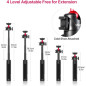 ULANZI MT-16 Extendable Mini Camera Tripod with 4-Level Adjustment, 360° Ball Head, Lightweight & Portable ULANZI MT-16 Extendable Mini Camera Tripod with 4-Level Adjustment, 360° Ball Head, Lightweight & Portable