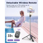 53 Extendable Selfie Stick Tripod with Light, Remote & Phone Clip, Portable for iPhone 15/14/13 & Android 53 Extendable Selfie Stick Tripod with Light, Remote & Phone Clip, Portable for iPhone 15/14/13 & Android