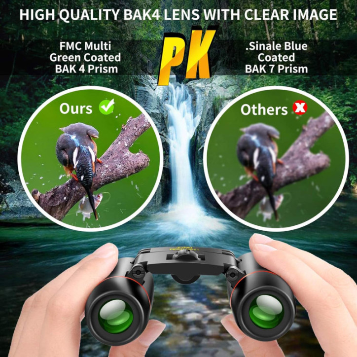 POLDR 12x25 Compact Pocket Binoculars for Adults & Kids – Mini Bird Watching, Concert, Theater, Opera Viewer POLDR 12x25 Compact Pocket Binoculars for Adults & Kids – Mini Bird Watching, Concert, Theater, Opera Viewer