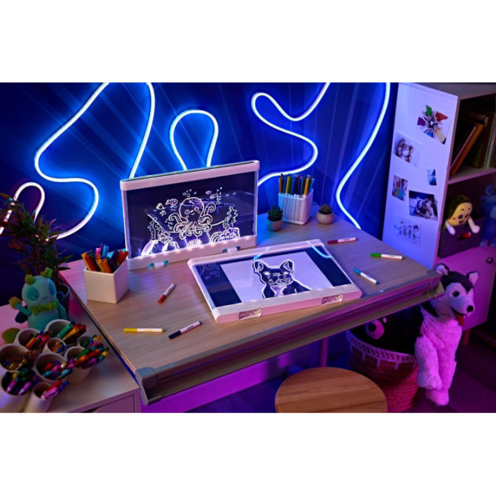 Crayola Ultimate Light Board White LED Drawing Tablet - Kids Art Projector & Sketching Toy, Ages 6+