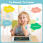 Tablette d'Écriture TECJOE 8,5 Colorée pour Enfants, Cadeau Anniversaire et Noël, Jeux de Voyage Tablette d'Écriture TECJOE 8,5 Colorée pour Enfants, Cadeau Anniversaire et Noël, Jeux de Voyage
