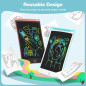 Tablette d'Écriture TECJOE 8,5 Colorée pour Enfants, Cadeau Anniversaire et Noël, Jeux de Voyage Tablette d'Écriture TECJOE 8,5 Colorée pour Enfants, Cadeau Anniversaire et Noël, Jeux de Voyage