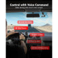 REDTIGER F7N Touch 4K Dash Cam Front & Rear, STARVIS 2 Sensor, 3.18 Touchscreen, 128GB, Voice Control, GPS, Night Vision, Wi