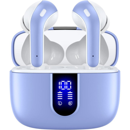TAGRY True Wireless Bluetooth Earbuds 60H Playtime IPX5 Waterproof Case