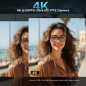 TONGVEO 4K PTZ Conference Camera System with AI Auto-Tracking, 20x Zoom, USB3.0, HDMI, LAN & Bluetooth Speakerphone