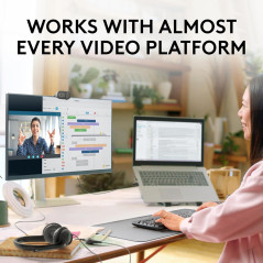Logitech Brio 101 Full HD Webcam 1080p - Built-in Mic, Works with Zoom & More