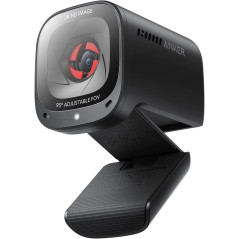 Anker PowerConf C200 2K Webcam with AI Noise-Canceling Mics, Low-Light Correction, Privacy Cover, Adjustable FOV